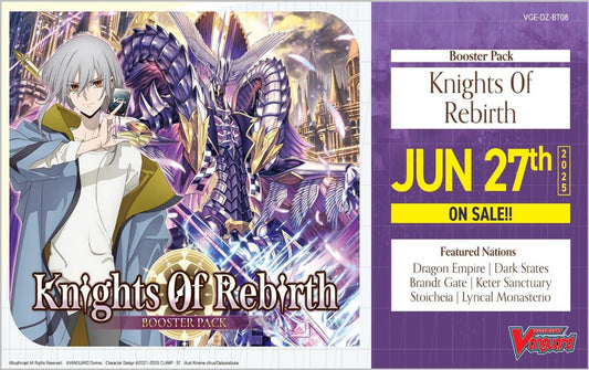 Knights of Rebirth DZ-BT08 - Display - englisch