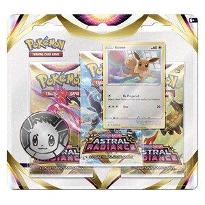 Astral Radiance Evoli - 3er Blister - Englisch