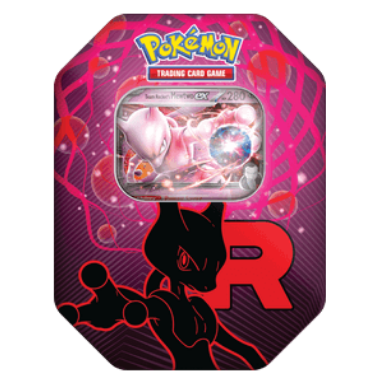 Team Rocket Tins: Team Rockets Mewtu ex Tin-Box deutsch