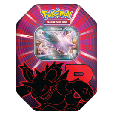 Team Rocket Tins: Team Rockets Nidoking ex Tin-Box - deutsch