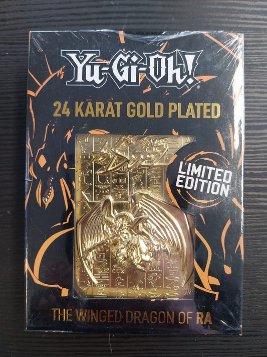 The Winged Dragon of Ra - 24k Gold Plated Metal Card