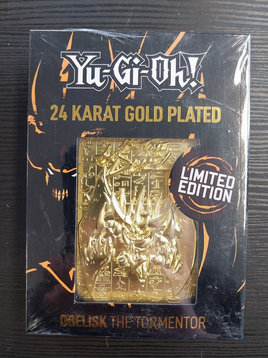 Obelisk the Tormentor - 24k Gold Plated Metal Card