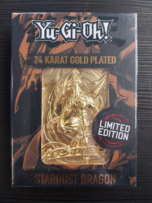 Stardust Dragon - 24k Gold Plated Metal Card