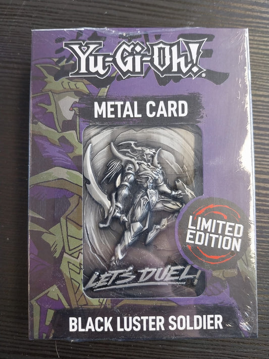 Schwarz glänzender Soldat - Metal Card