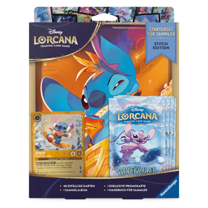 Disney Lorcana: Starter Set Stitch Edition - Box - deutsch