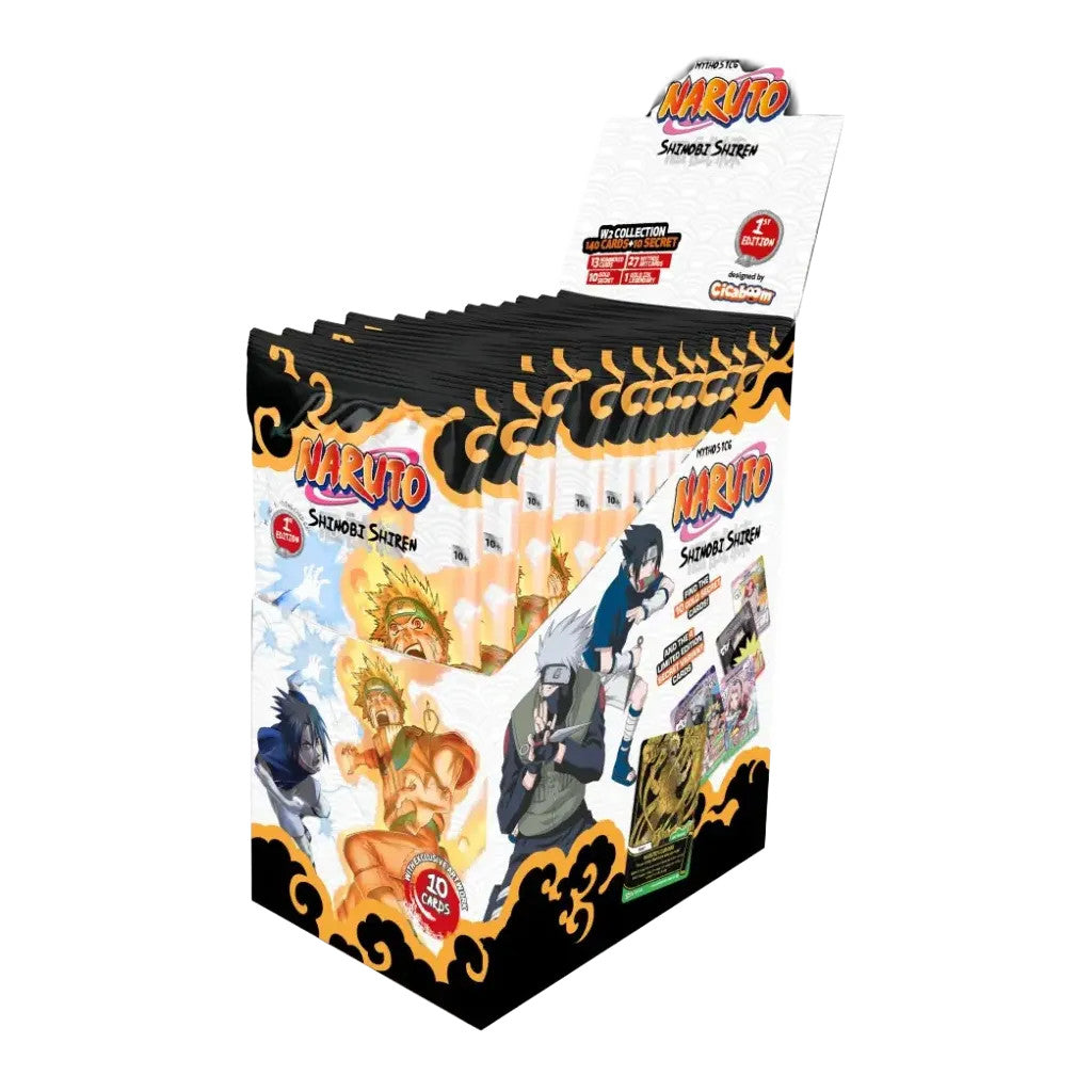 Naruto Mythos TCG – Set 2 Shinobi Shiren - Display - englisch