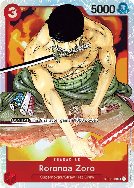 Roronoa Zoro - Super Rare - ST01-EN