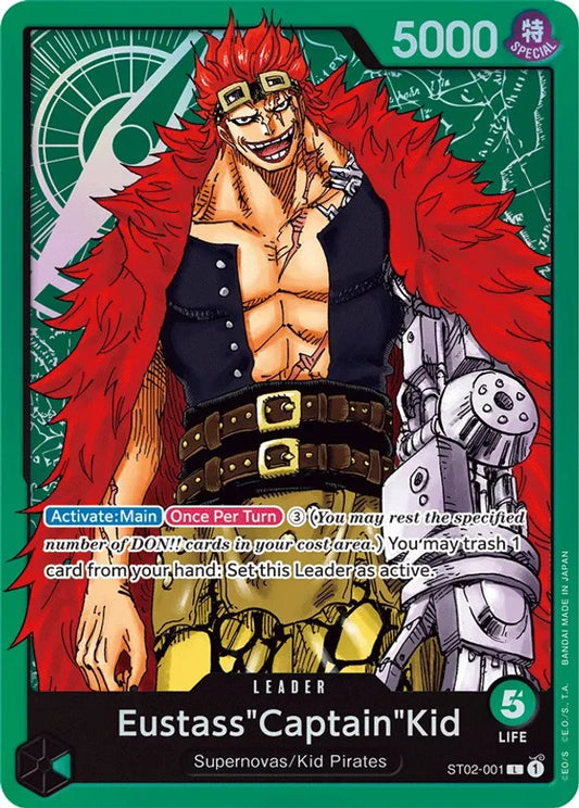 Eustass"Captain"Kid - Leader - ST02-EN