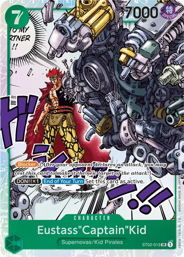 Eustass"Captain"Kid - Super Rare - ST02-EN