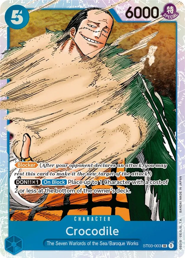 Crocodile - Super Rare - ST03-EN