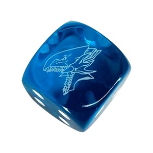 "Blue-Eyes White Dragon" - Würfel