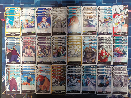 One Piece Schwarz-Set - 94 Karten - OP02-EN