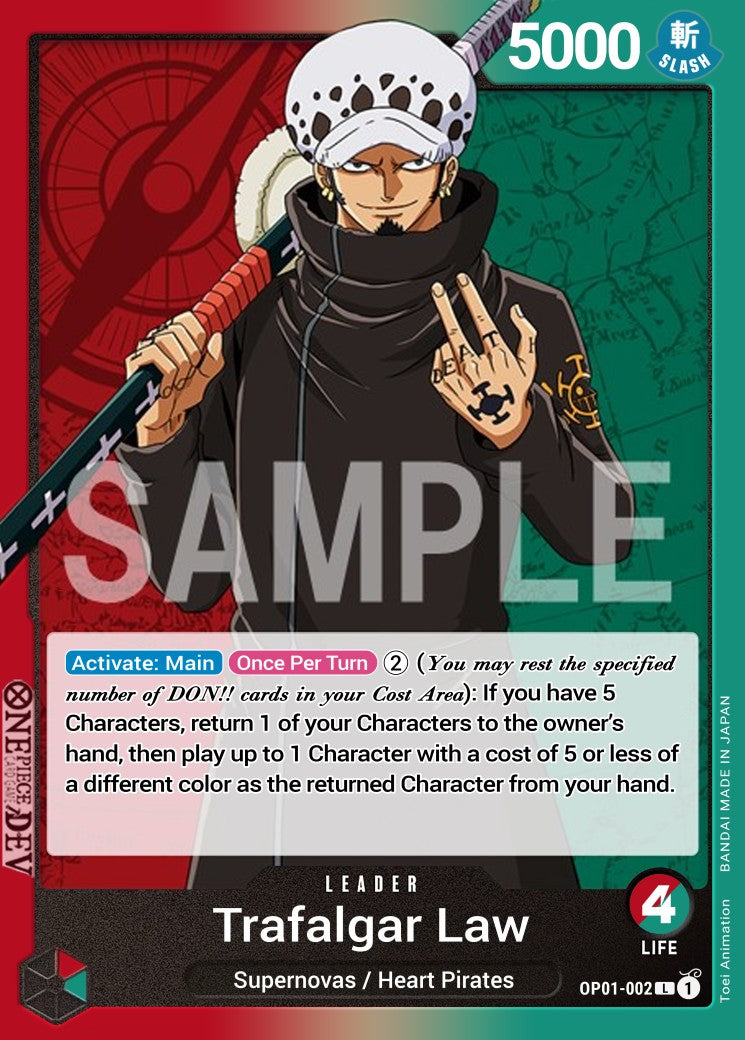 Trafalgar Law - Leader - OP01-EN