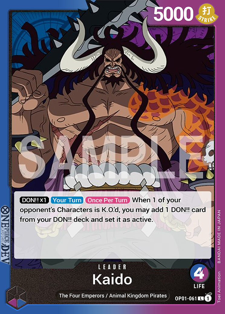 Kaido - Leader - OP01-EN