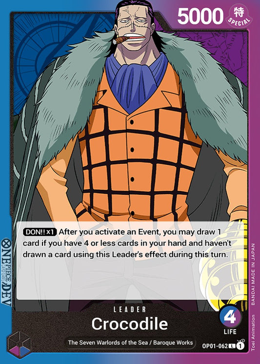 Crocodile - Leader - OP01-EN