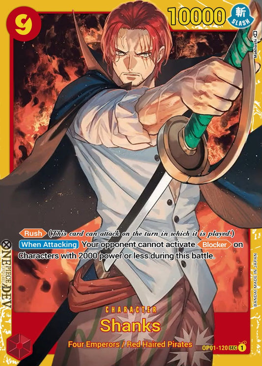 Shanks - Secret Rare - OP01-EN