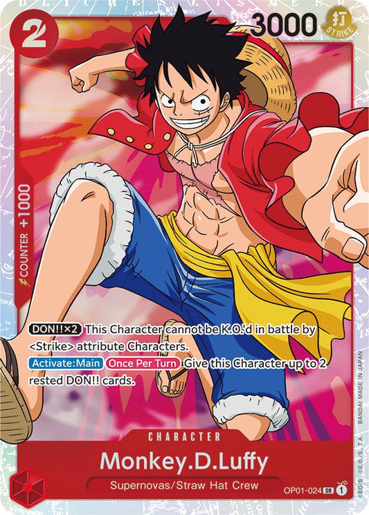 Monkey D Luffy - Super Rare - OP01-EN