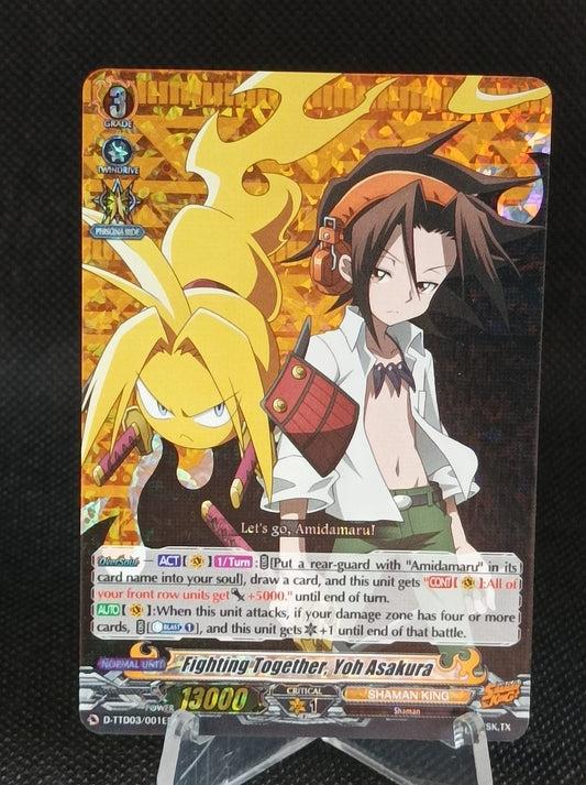 Fighting Together, Yoh Asakura - Triple Rare - D-TTD03EN