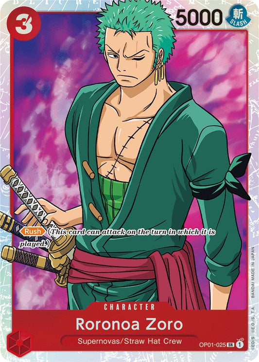 Roronoa Zoro - Super Rare - OP01-EN