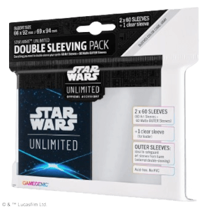 Star Wars Unlimited Double Pack 2x60 Sleeves - blau - Hüllen