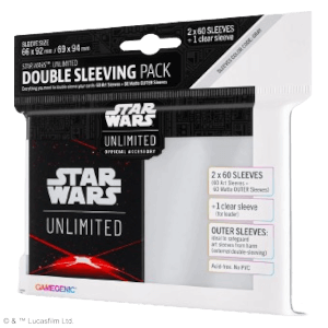 Star Wars Unlimited Double Pack 2x60 Sleeves - rot - Hüllen