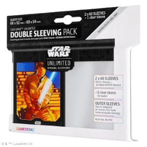 Star Wars Unlimited Double Pack 2x60 Sleeves - Luke Skywalker - Hüllen