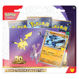 30 Jahre Celebration - Lucario 3-Pack Tech Sticker - DEUTSCH