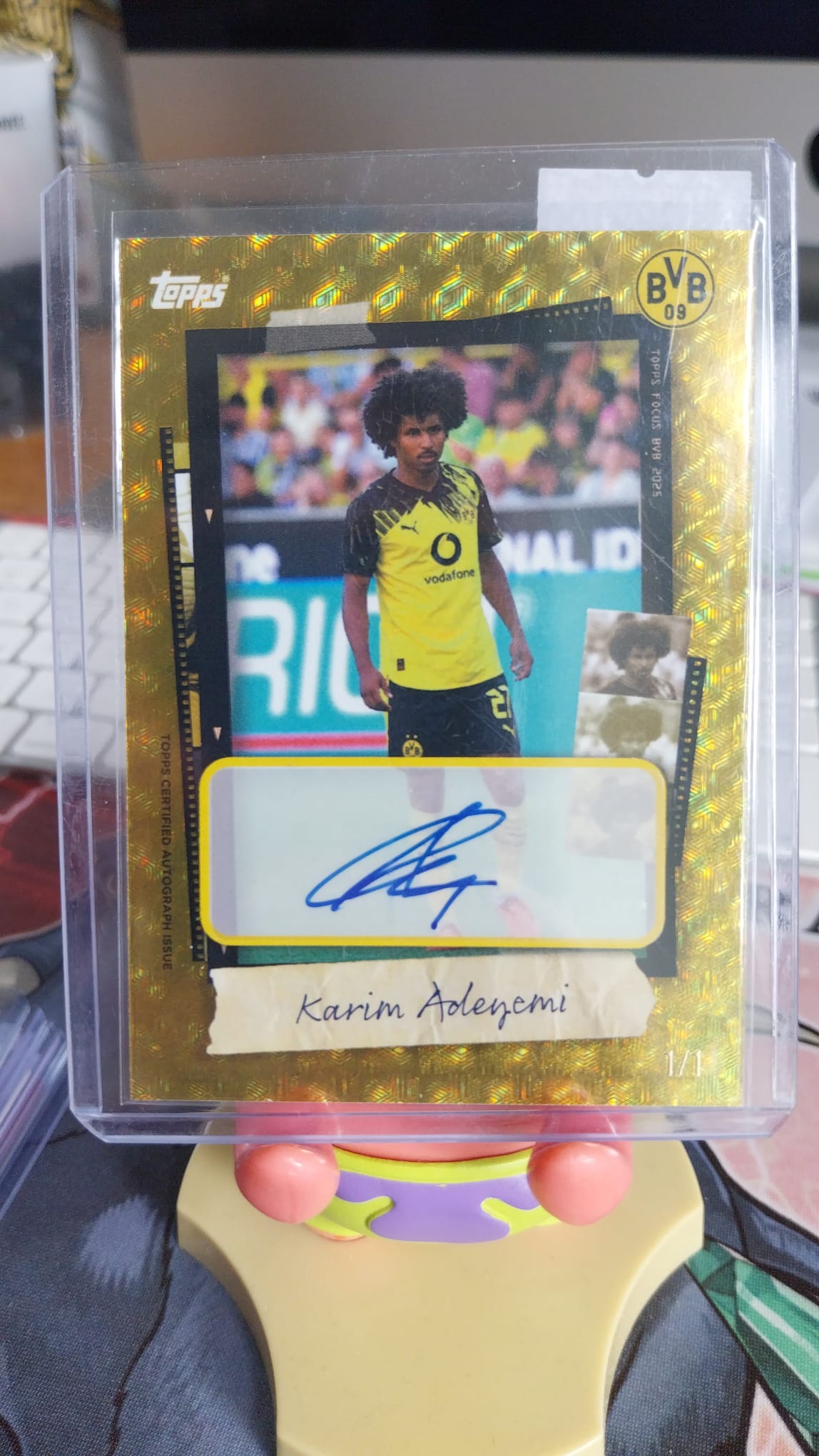 Topps Focus Karim Adeyemi Auto 1/1 Borussia Dortmund
