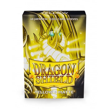 Dragon Shield Japanese Matte - Hüllen - Gelb -