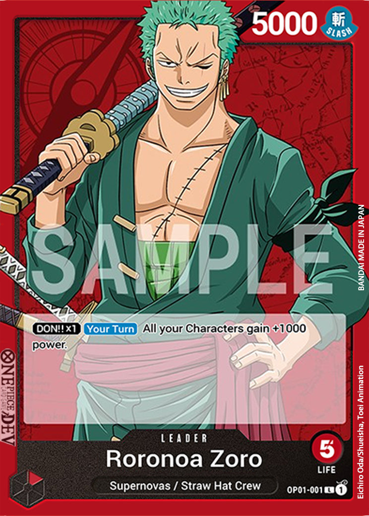 Roronoa Zoro - Leader - OP01-EN