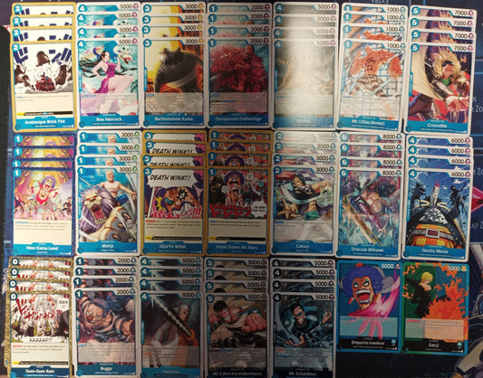 One Piece Blau-Set - 78 Karten - OP02-EN