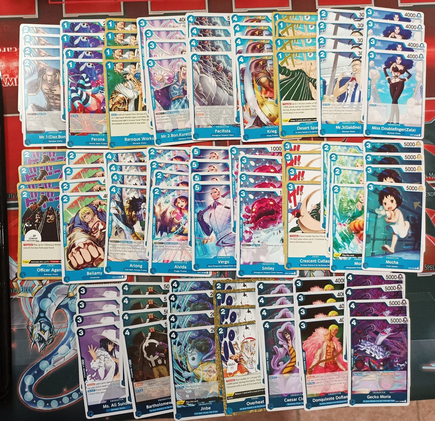 One Piece Blau-Set - 100 Karten - OP01-EN